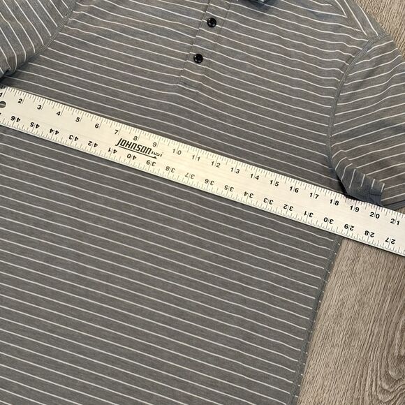 Lululemon Evolution Polo Shirt Mens Medium Performance Golf Casual Preppy - Picture 5 of 8